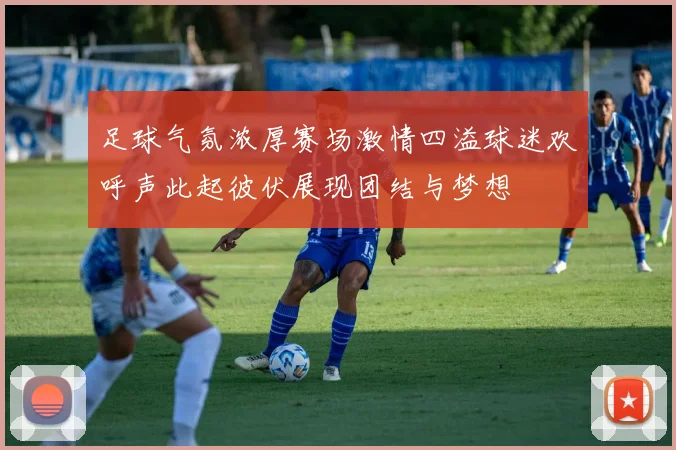 足球气氛浓厚赛场激情四溢球迷欢呼声此起彼伏展现团结与梦想